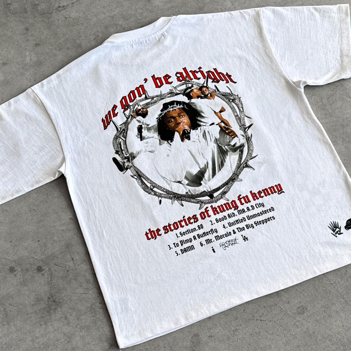 We Gon’ Be Alright Print Short Sleeve T-Shirt