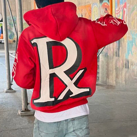 Beat The Odds Print Long Sleeve Zipper Hoodies