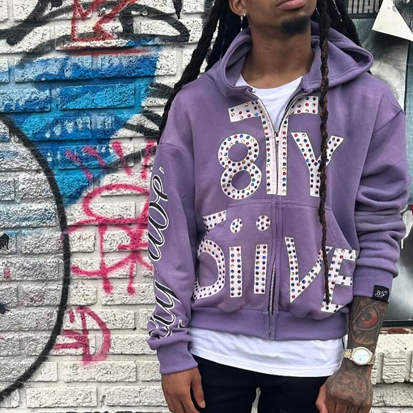 Casual Street Retro Washed Zipper Hoodie