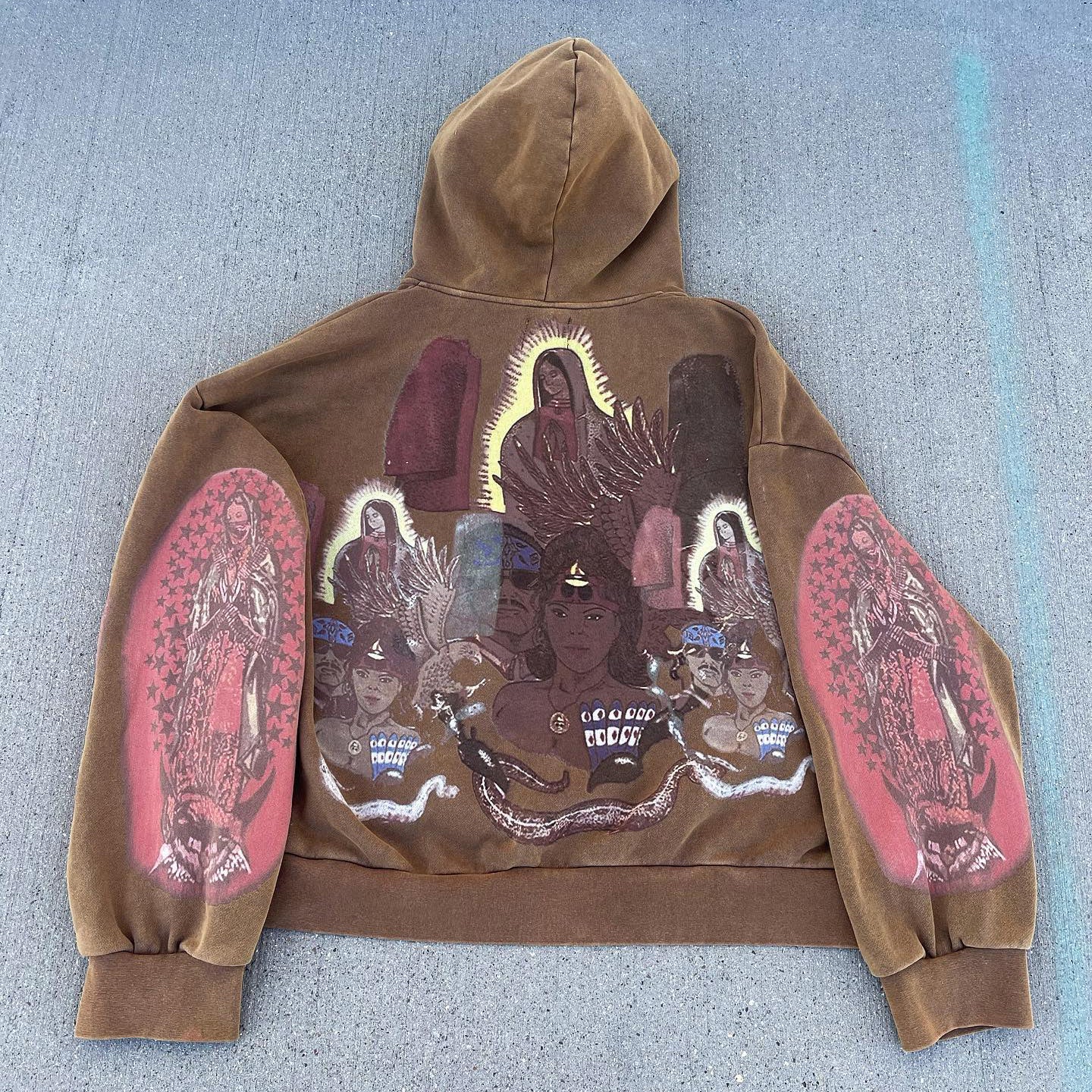 Vintage Madonna Print Hoodie