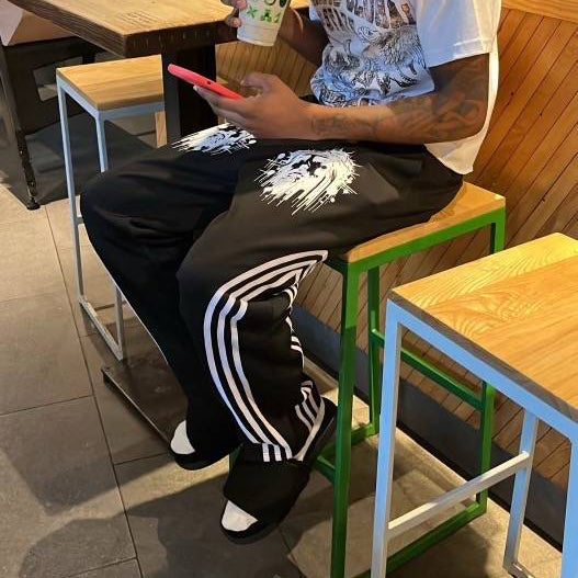 Jesus Casual Street Stripe Sweat Pants