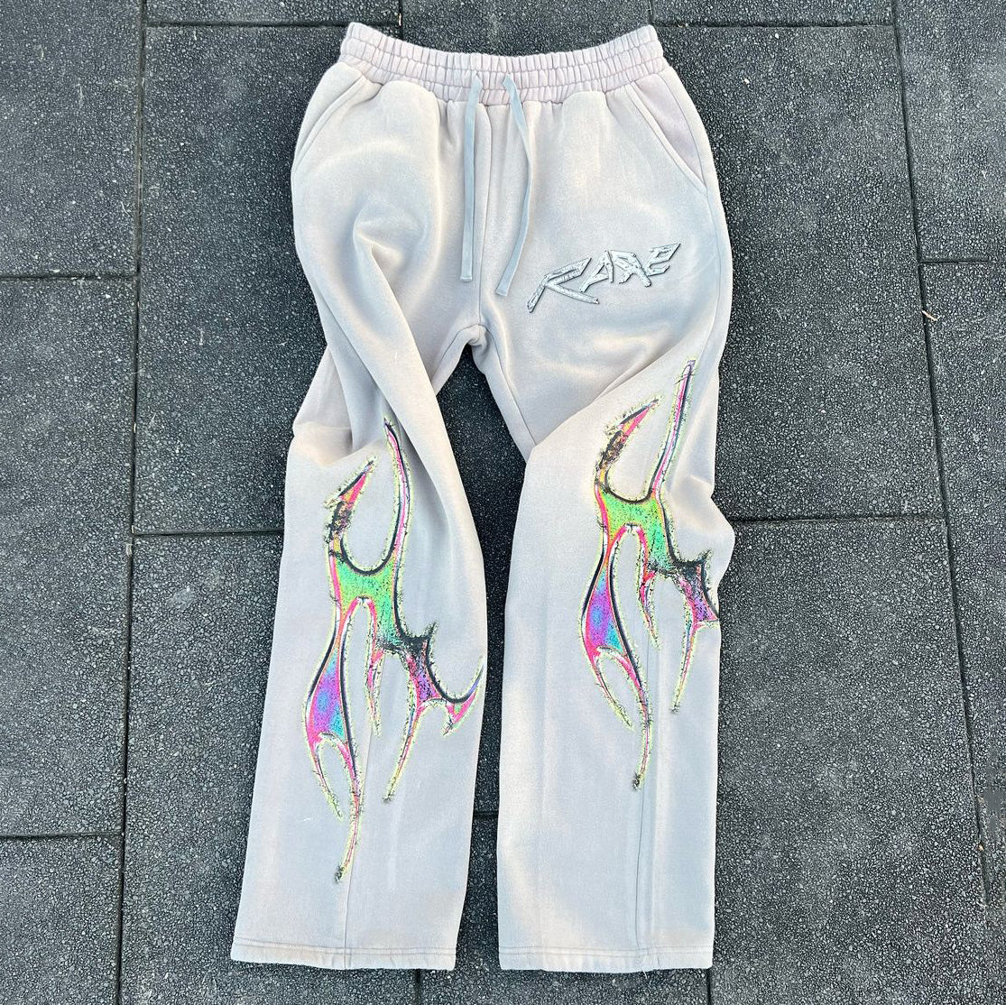 Fashion Vision Print Pocket Trousers