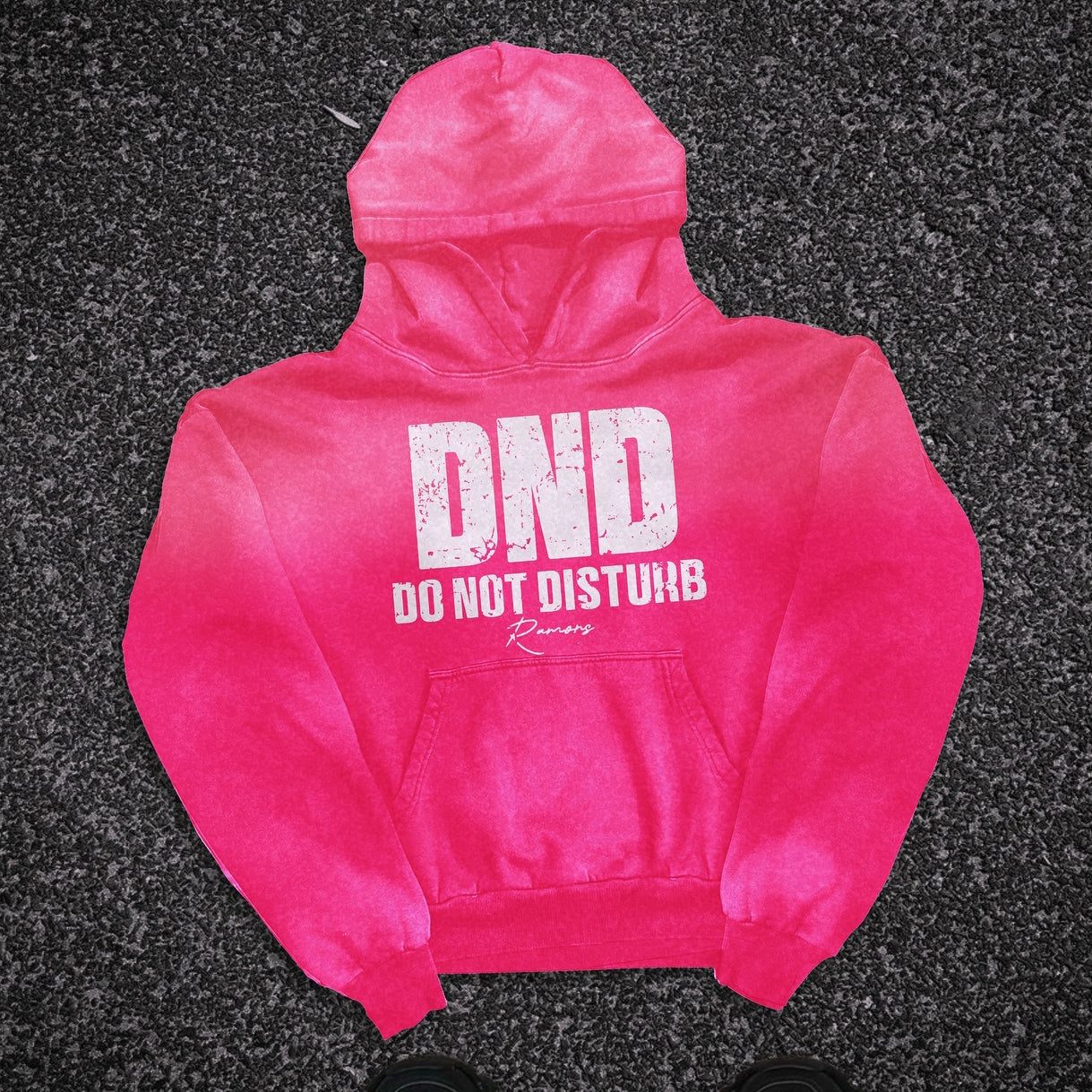 Do Not Disturb Print Long Sleeve Hoodies