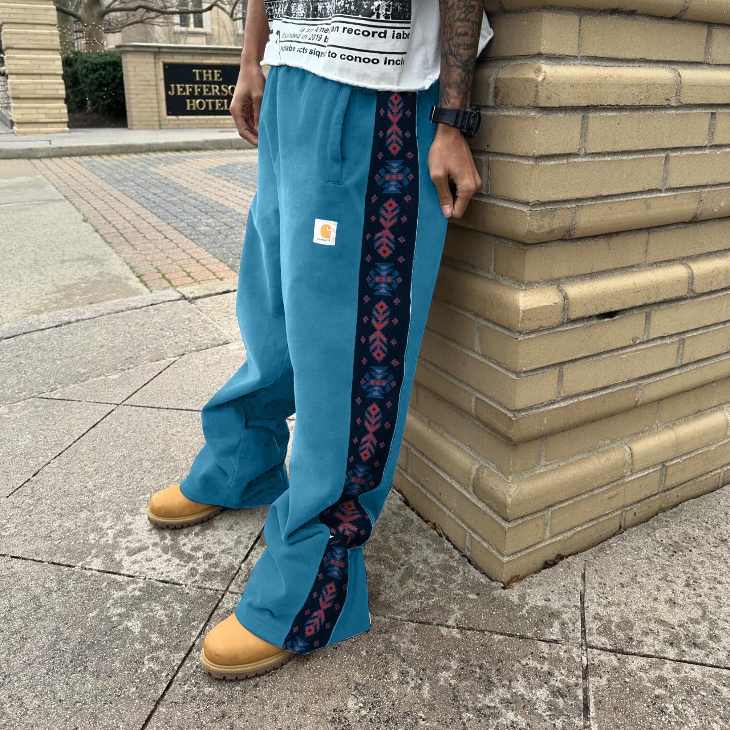 Vintage Tribal Wide Leg Pants