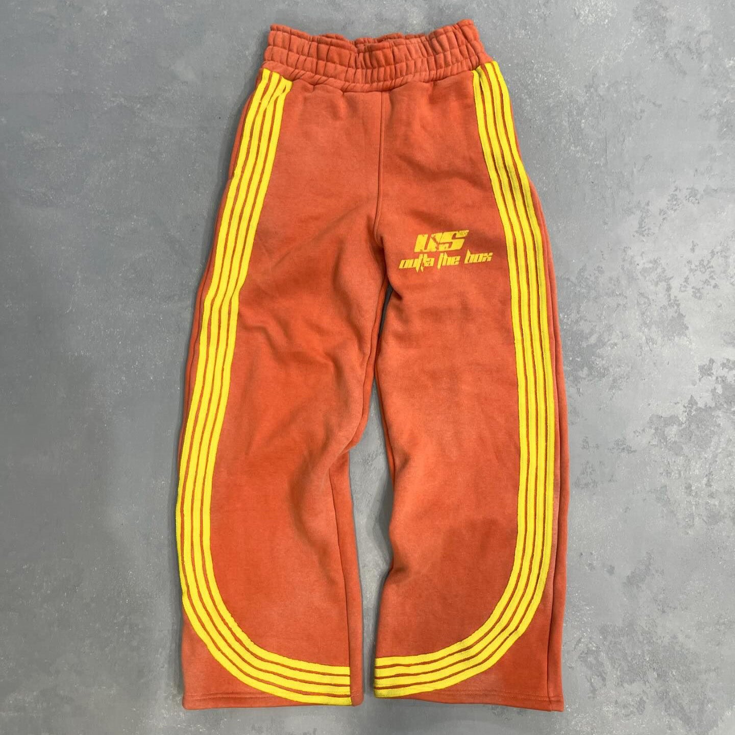 Letters Stripe Print Two Piece Hoodie Set