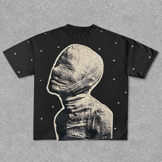 vintage mummy print T-shirt