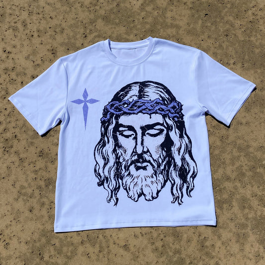 Jesus The Way The Truth The Life Print Short Sleeve T-Shirt