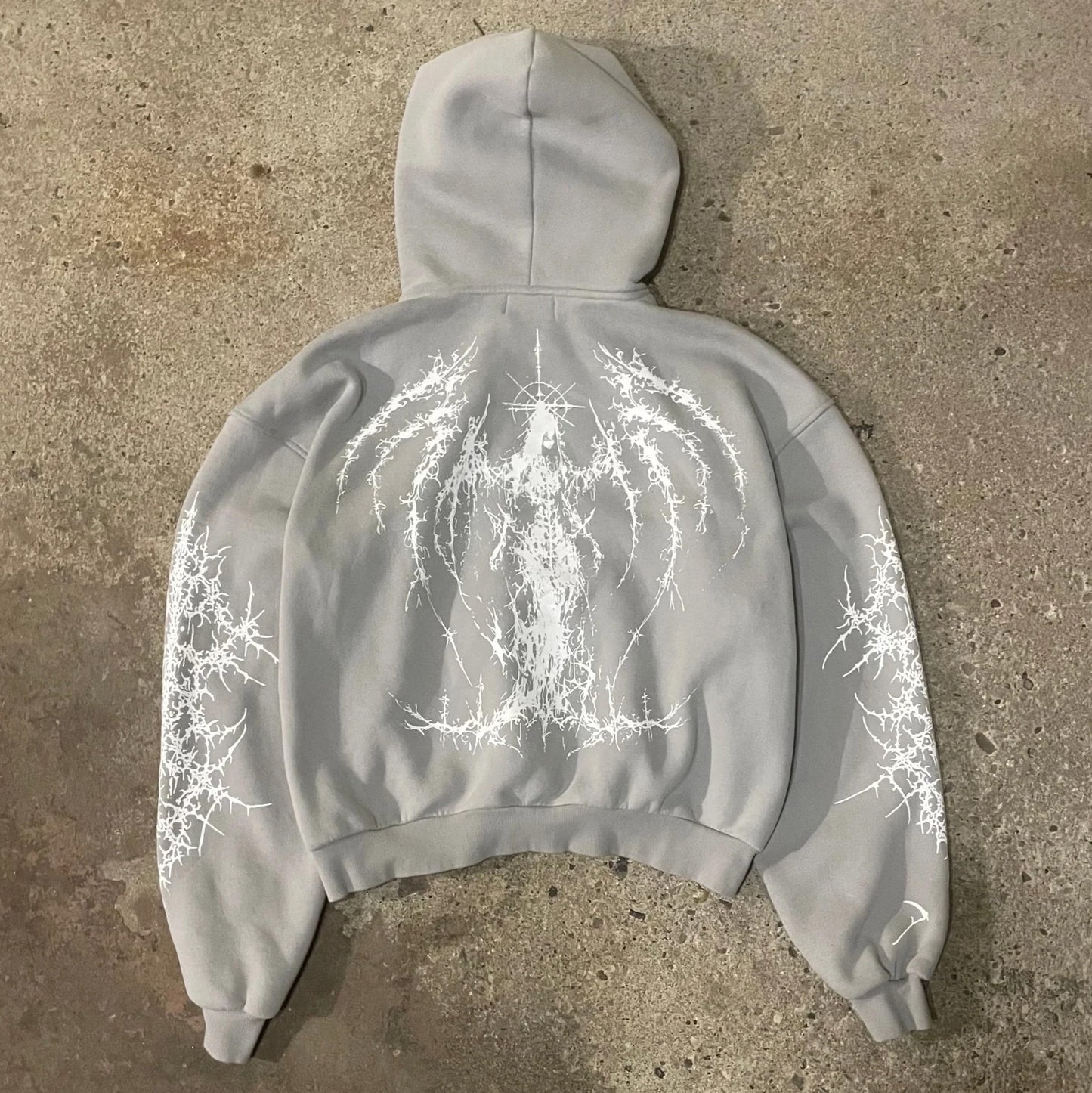 Fashion Angel Wings Print Long Sleeve Hoodies