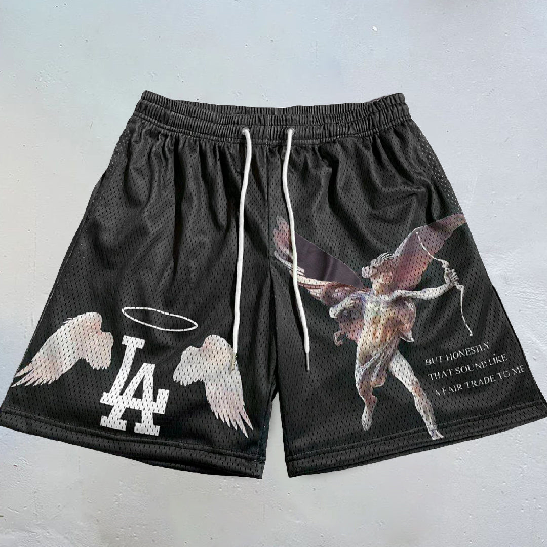 Hip hop fashion retro casual shorts