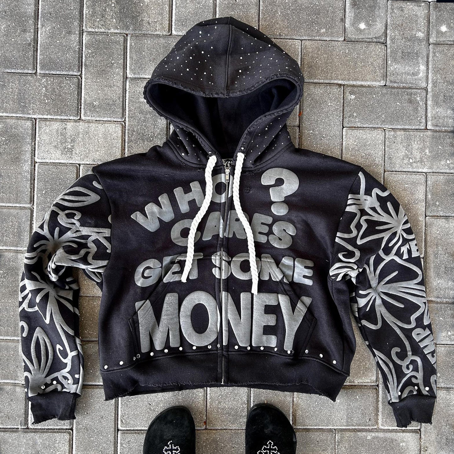 Who Cares Get Some Money Hoodie