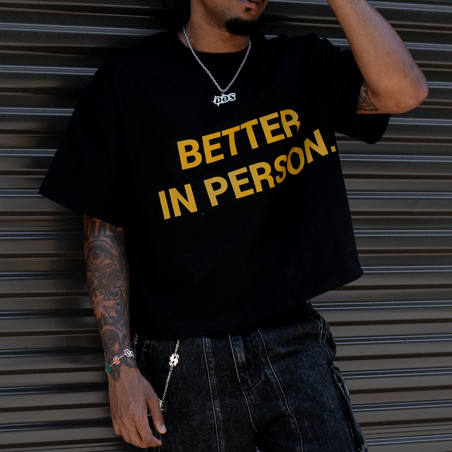 Better In Person Print Short Sleeve T-shirt