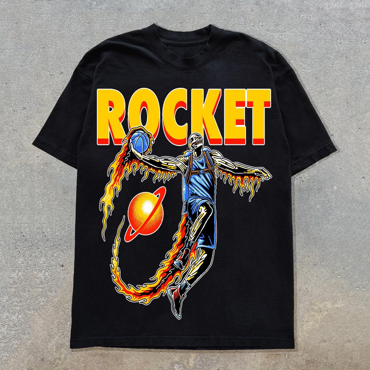 Rocket Print Short Sleeve T-Shirt