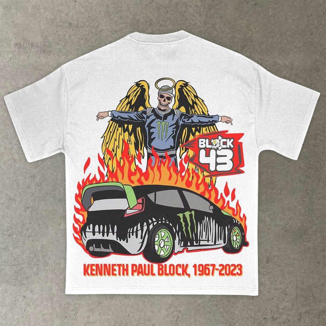 Memorial Champion Racer Casual Vintage T-Shirt