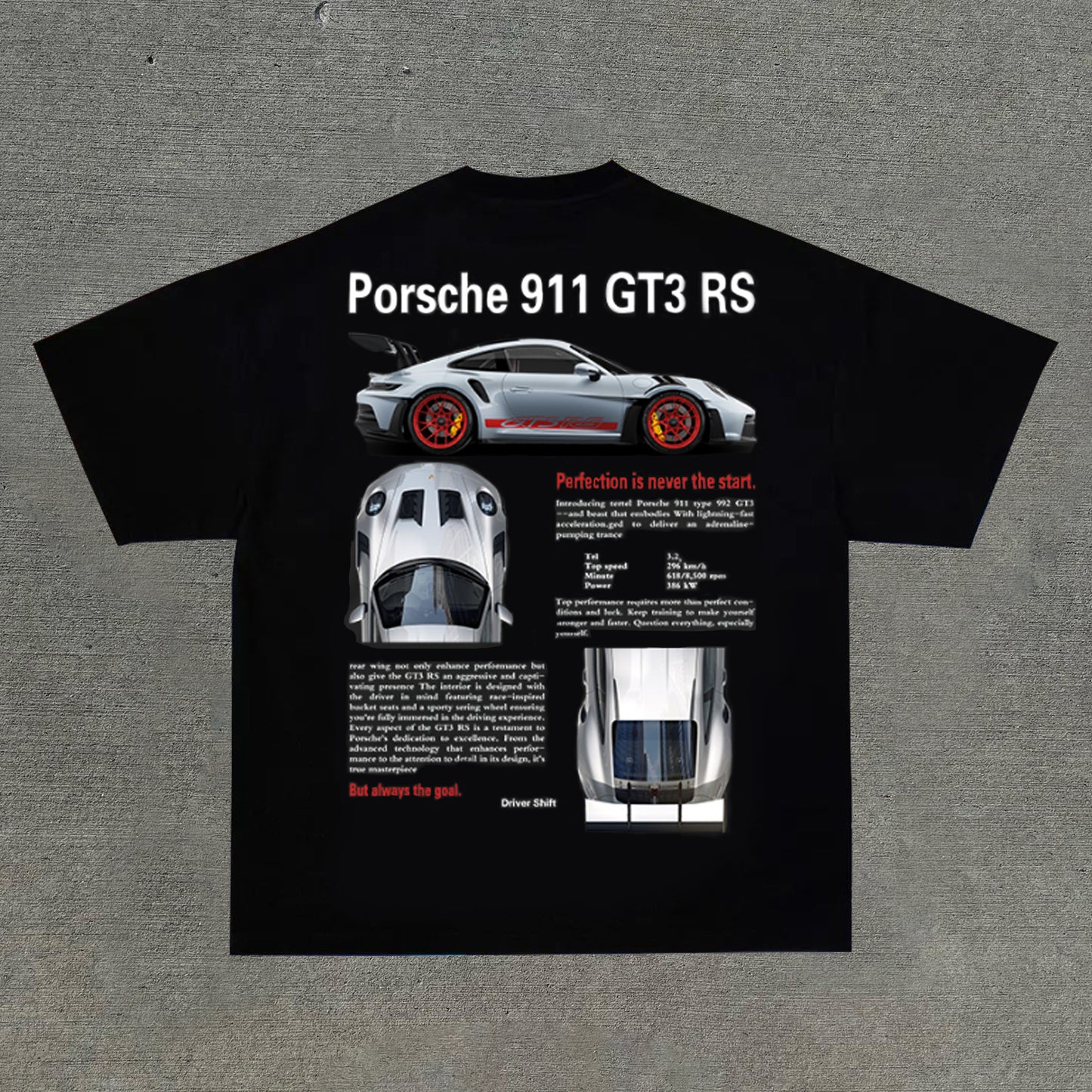 Fashionable and personalized 911 printed T-shirt