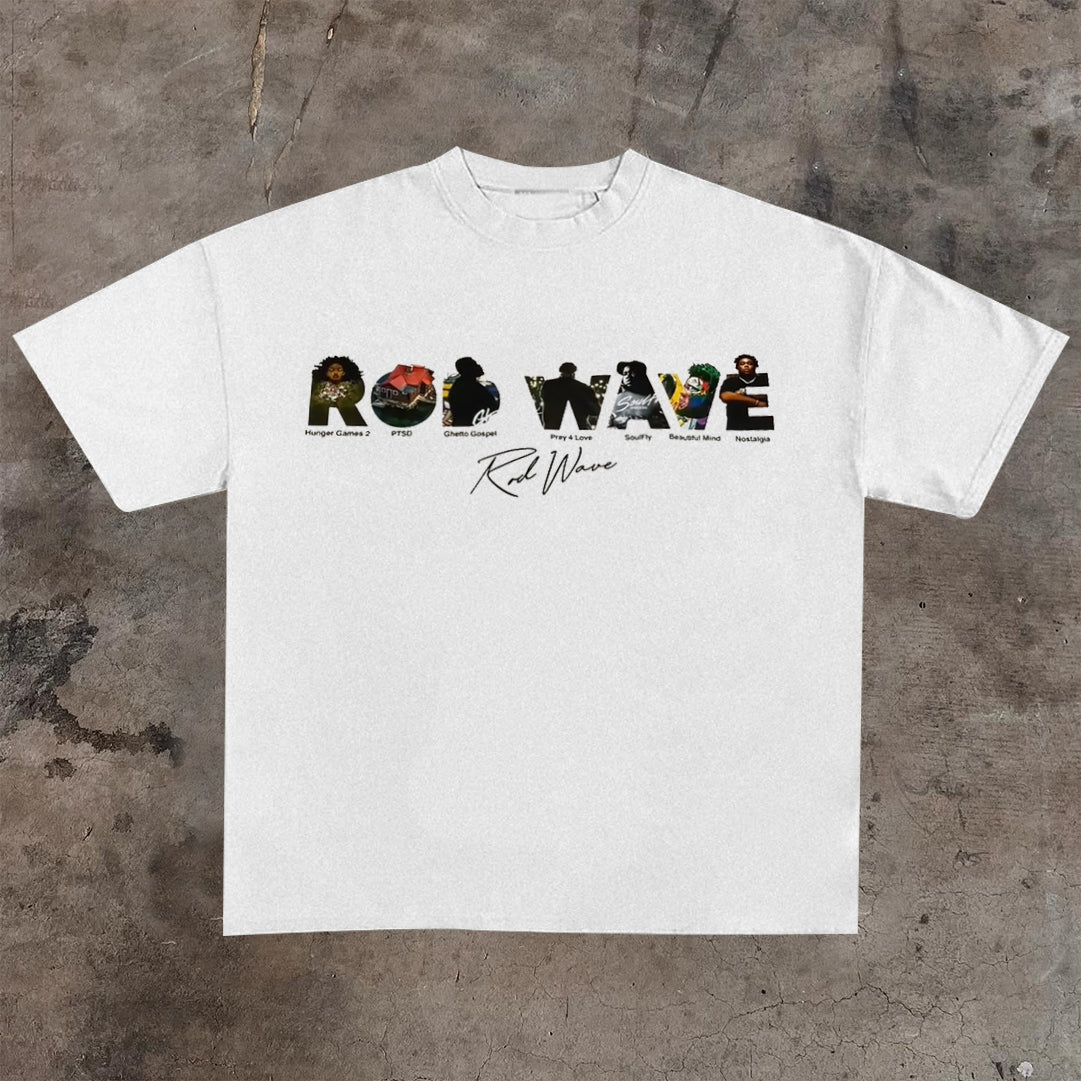 Rod Wave Oversized Print T-Shirt