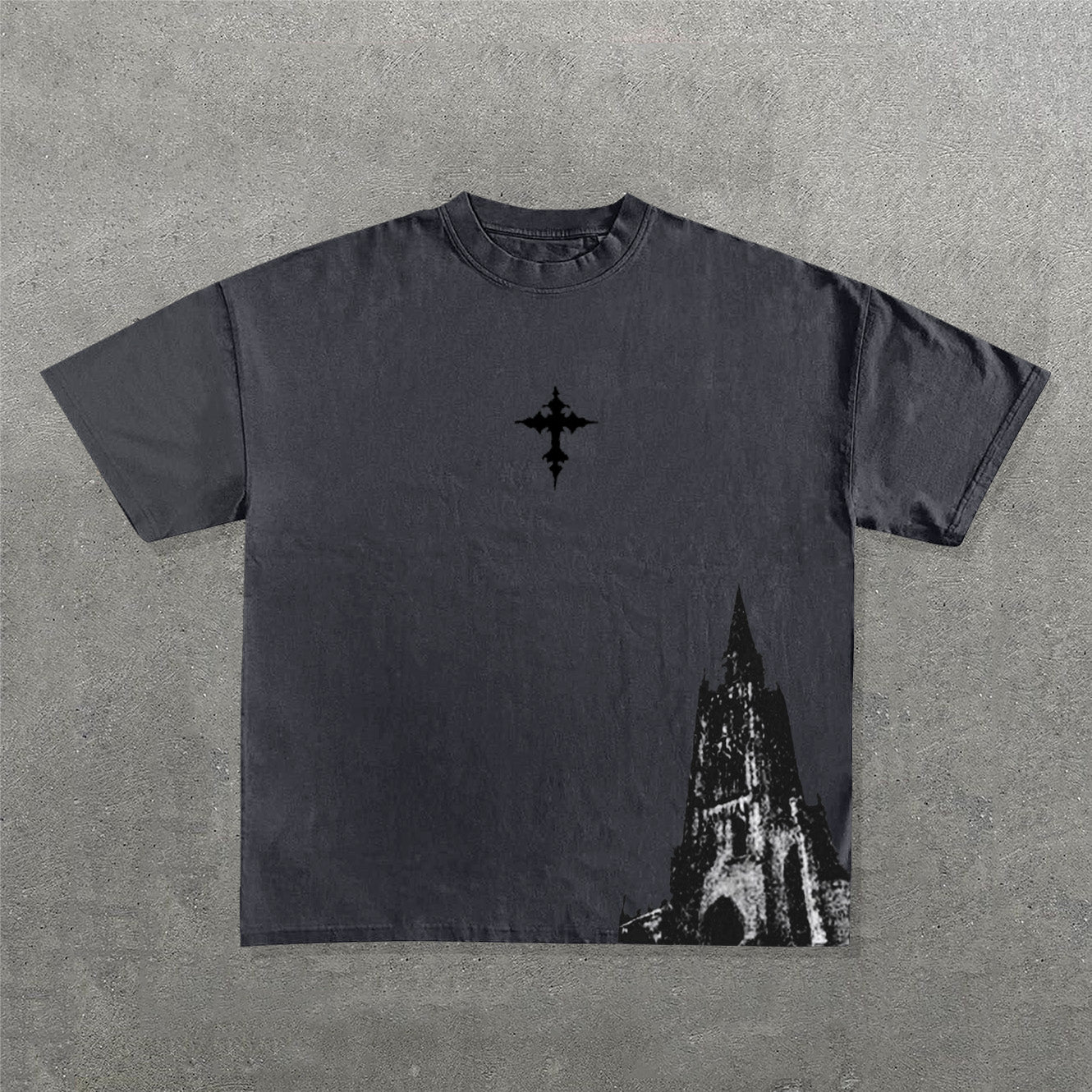 Live For His Glory Print Short Sleeve T-Shirt