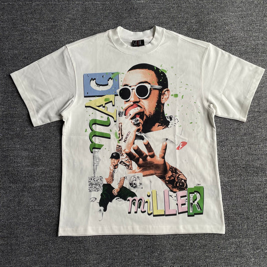 Street Oversized Artist Print T-Shirt