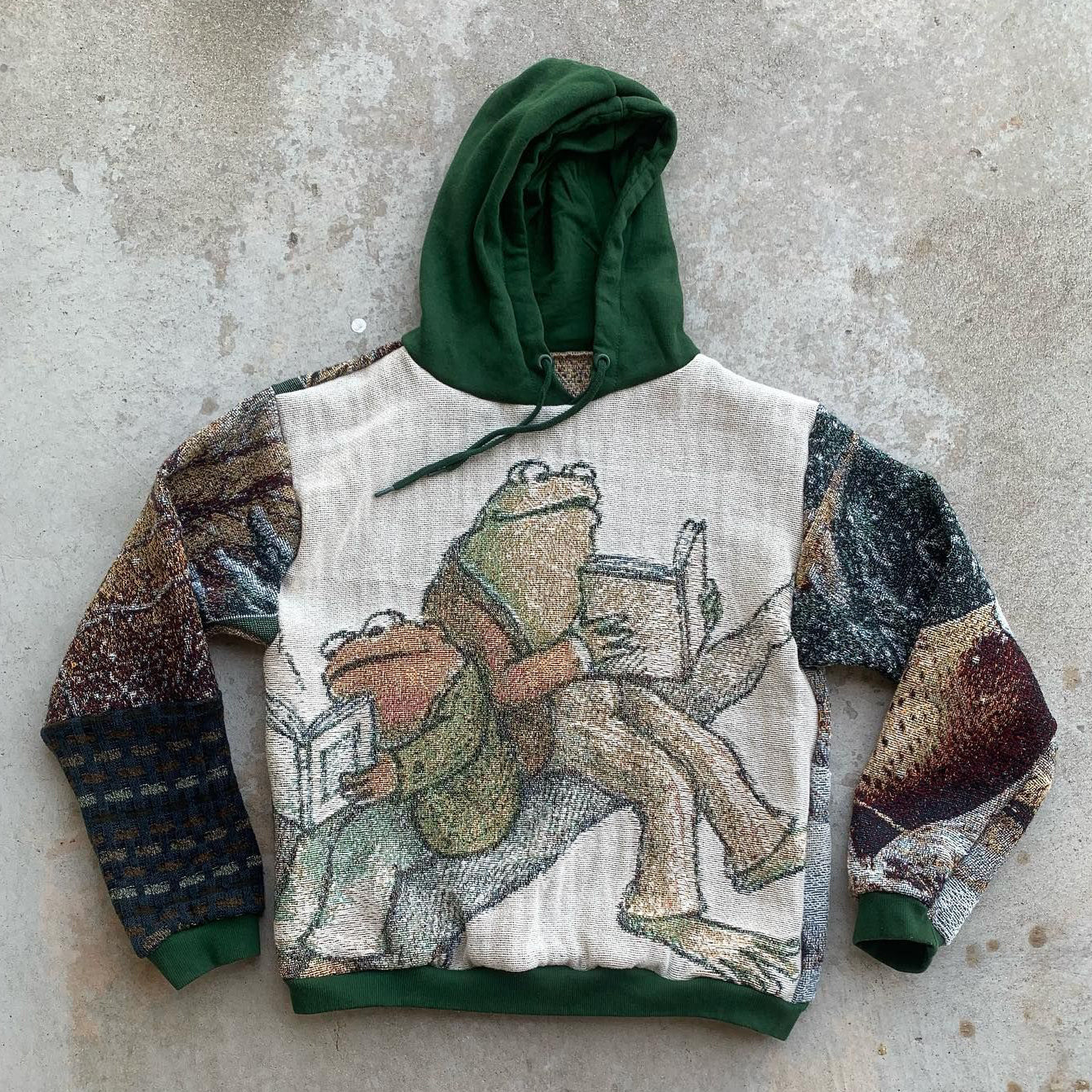 Frog & Toad Print Long Sleeve Hoodies