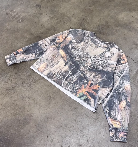 Tree Camouflage Crewneck Sweatshirt