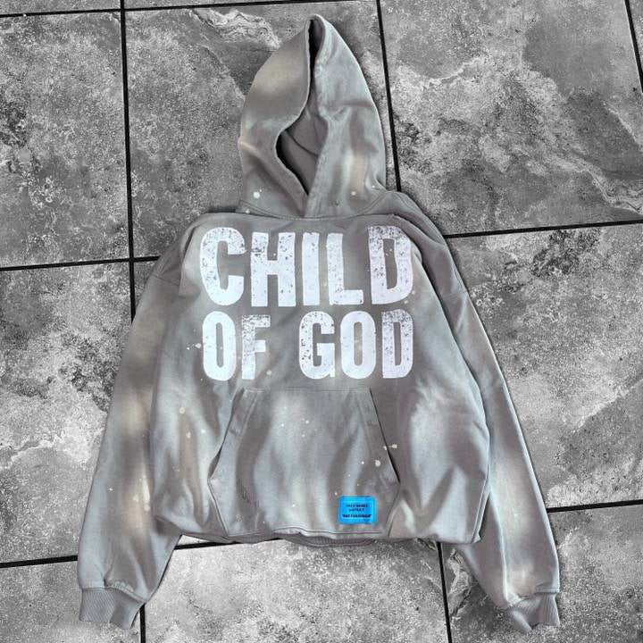 Child Of God Fashion Print Long Sleeve Hoodies