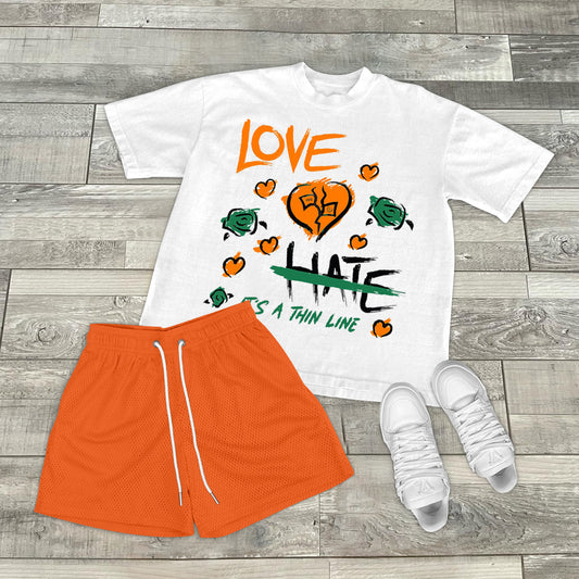 Preppy Letter Print Short Sleeve T-Shirt Set of Two