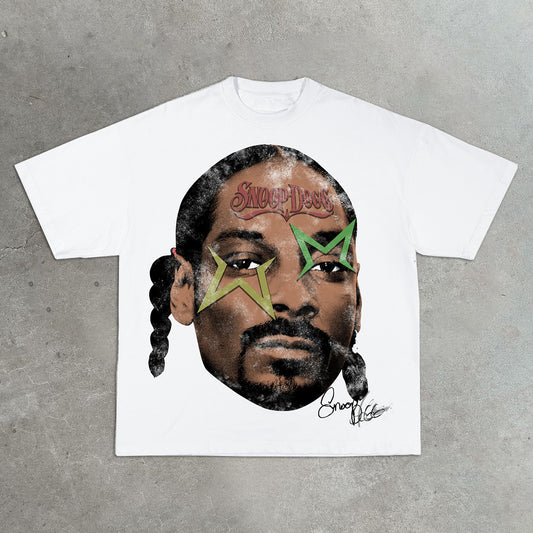 Hip-Hop Rap Print Street T-Shirt