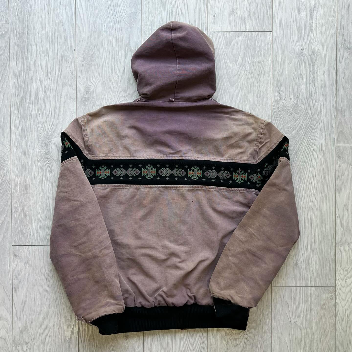 Aztec Tribal Zip-Up Hooded Jacket