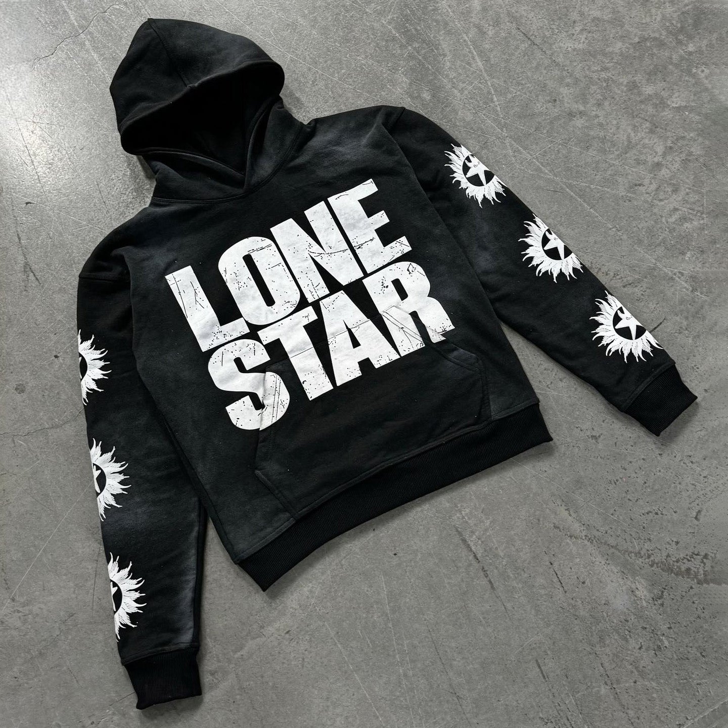 Love Print Two Piece Hoodie Set