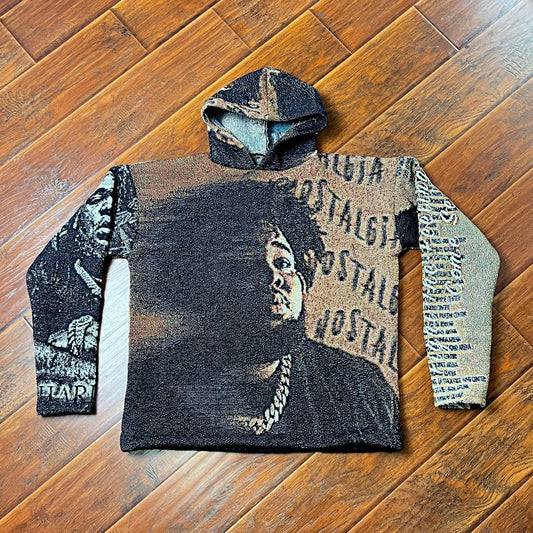 Trendy Retro Street Hip-Hop Tapestry Hoodie