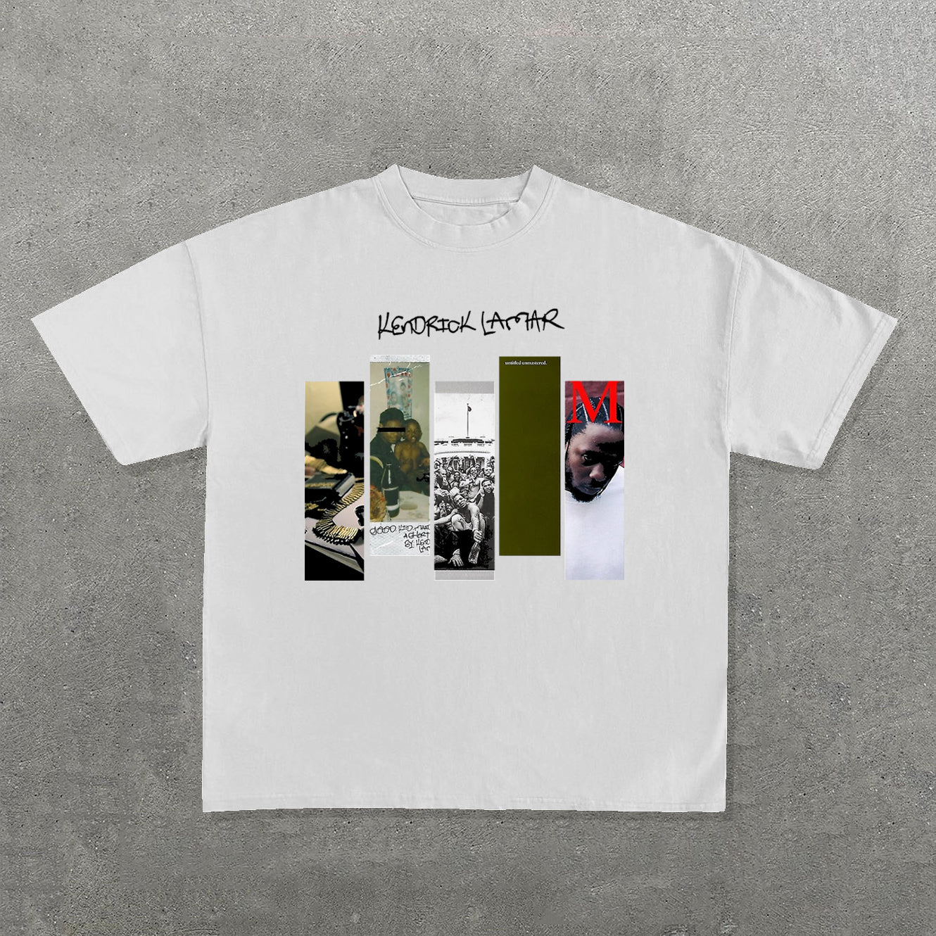 Words Album Print Short Sleeve T-Shirt