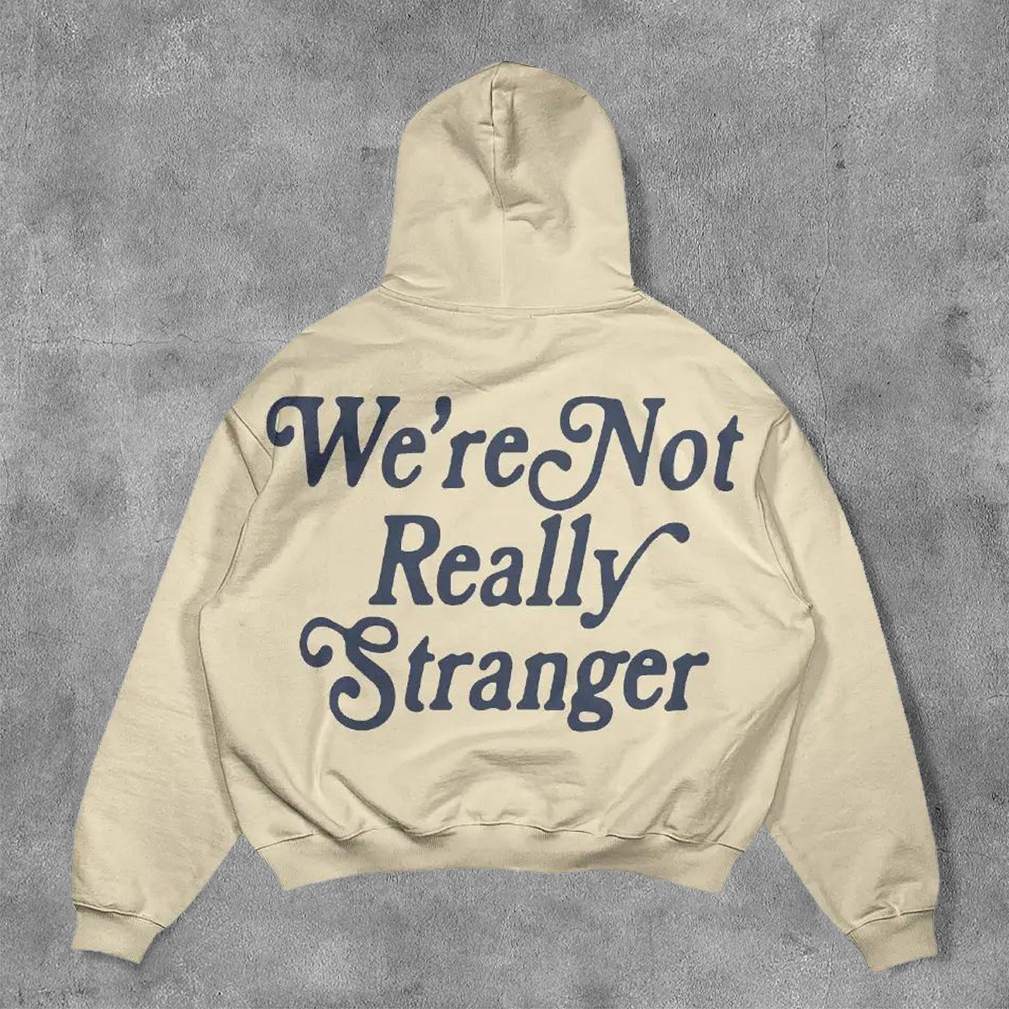 We're Not Really Stranger Print Long Sleeve Hoodies