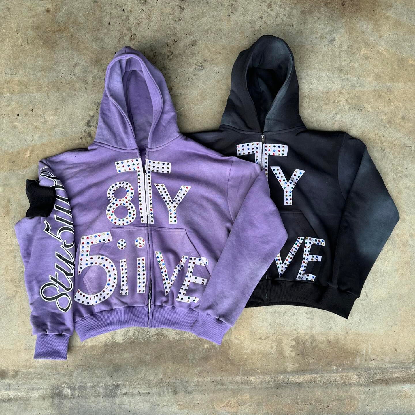 Casual Street Retro Washed Zipper Hoodie