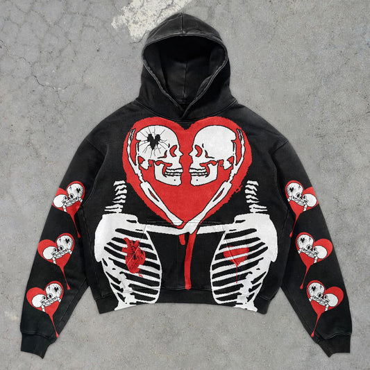 Skull Lovers Casual Streetwear Hoodie