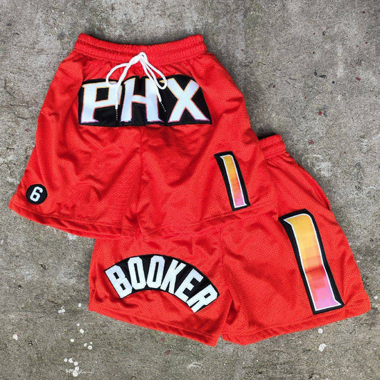 Patchwork Basketball Mesh Shorts