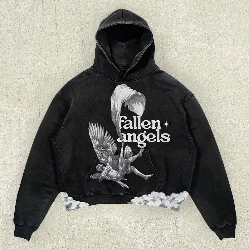 Fallen Angels casual street hoodie