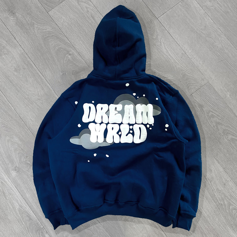 Dream Wrld Print Long Sleeve Hoodies