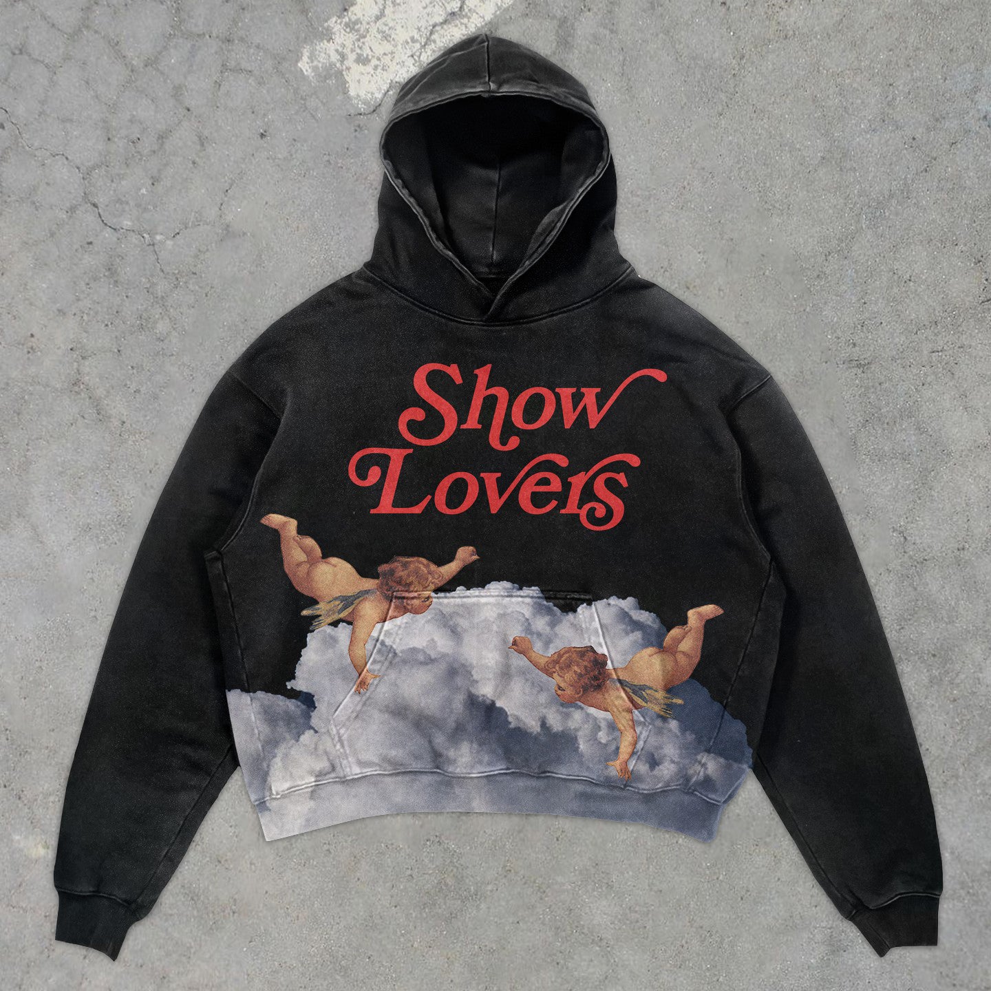 Lovers Print Casual Street Sports Hoodie