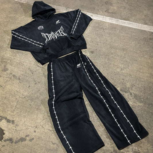 Casual Street Hoodie Pants Two-Piece Set