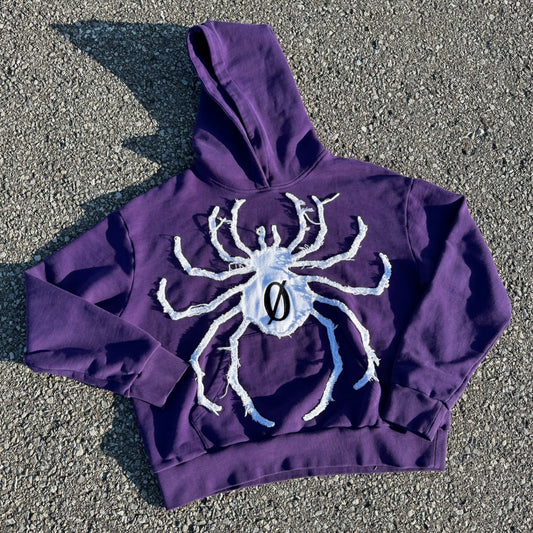 Spider Applique Casual Streetwear Hoodie