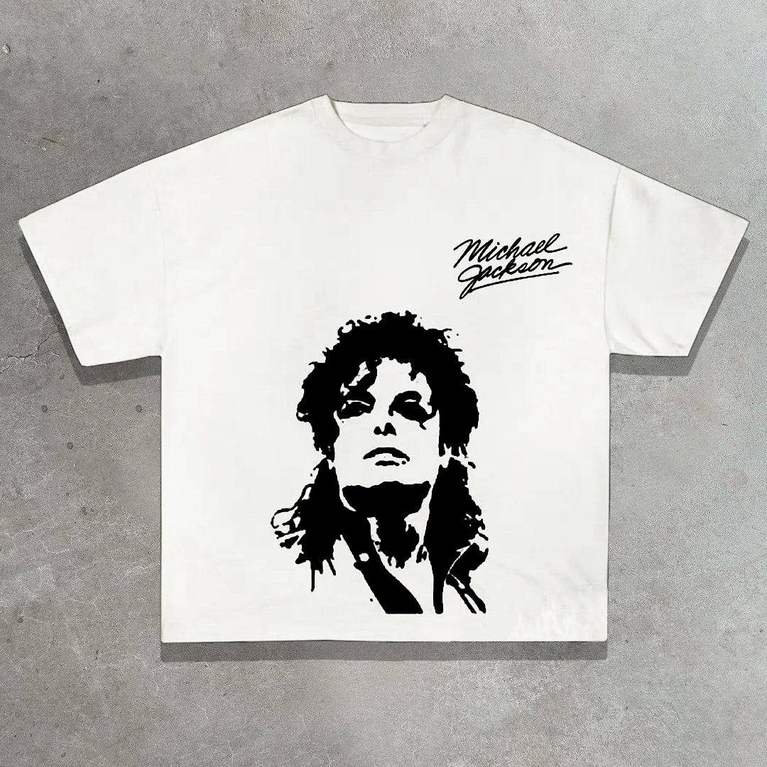 Mike casual street music T-shirt