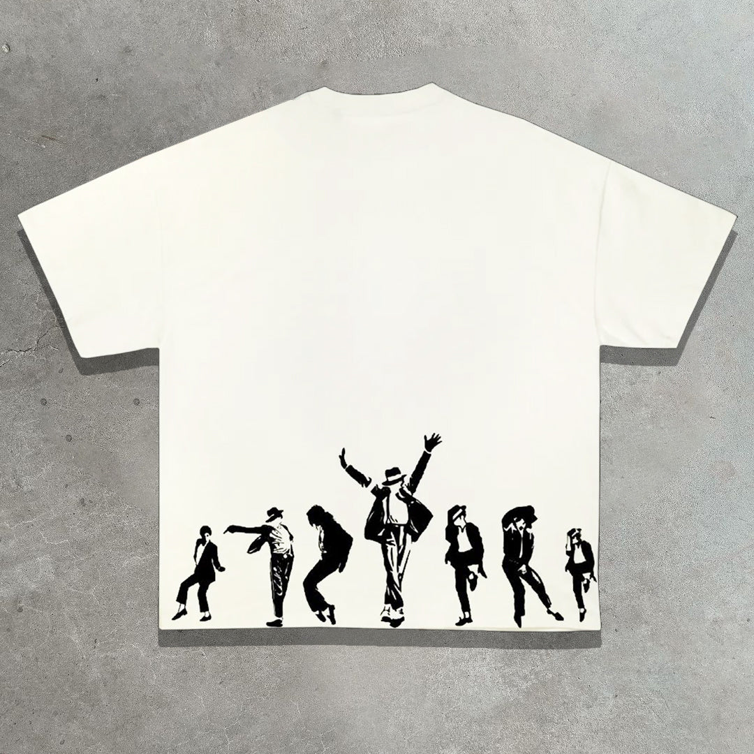 Mike casual street music T-shirt