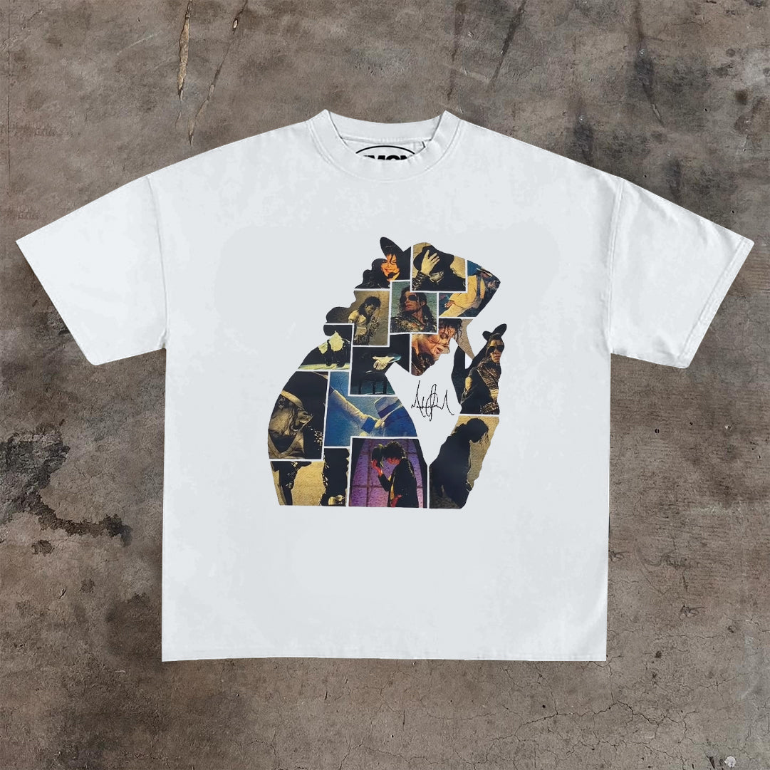 Fashion Print Crew Neck T-Shirt