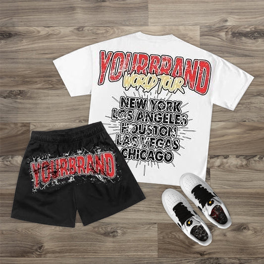 Casual Resort Shorts T-Shirt Set