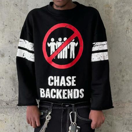 Chase Backends Printed Three-quarter Sleeve T-shirt