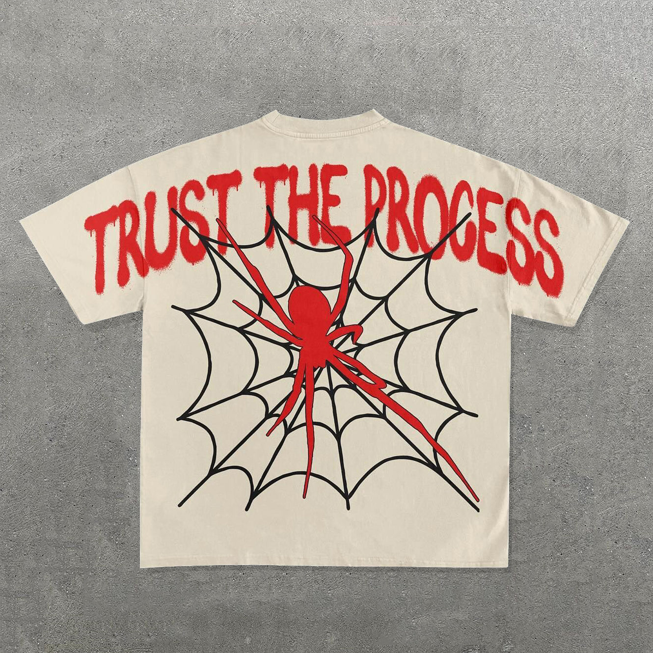 Trust The Process Print Short Sleeve T-Shirt