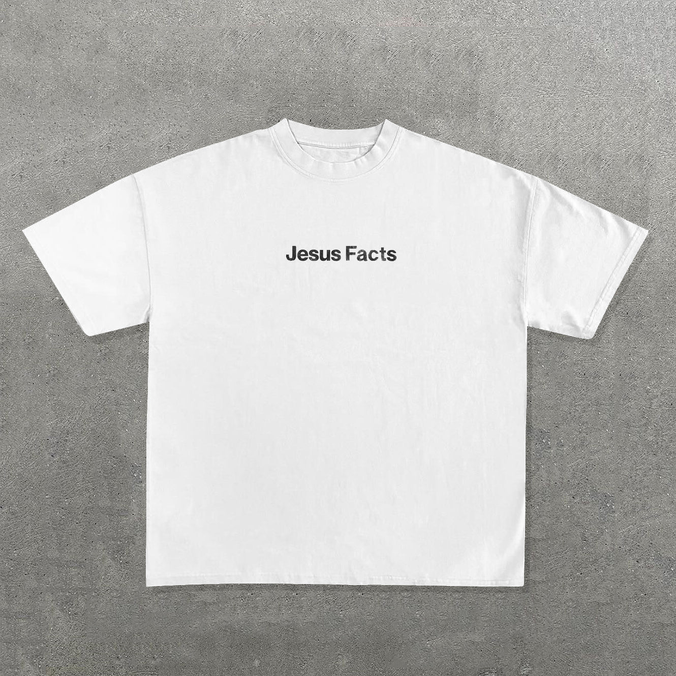 Jesus Facts Print Short Sleeve T-shirt