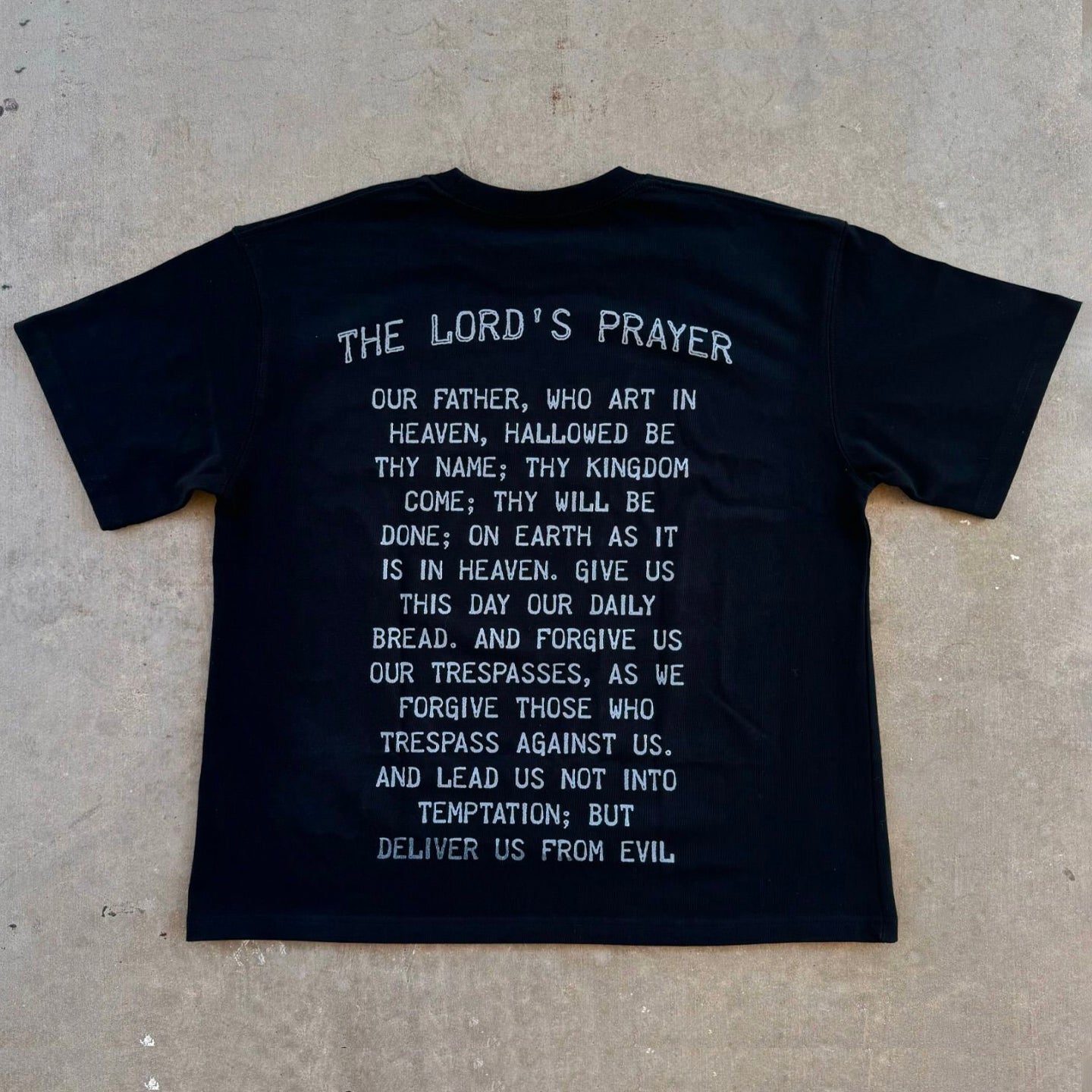 The Lord’s Prayer Print Short Sleeve T-Shirt