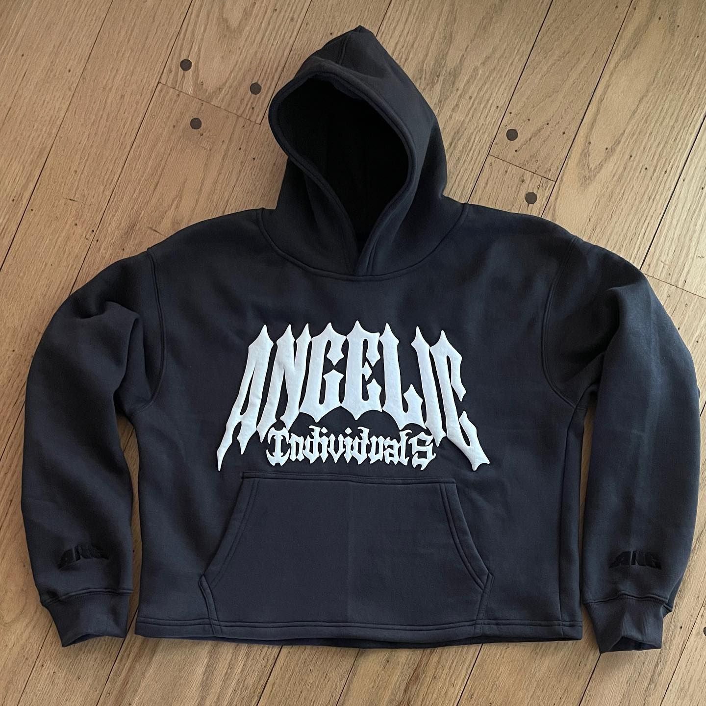 Angelic Print Long Sleeve Hoodies