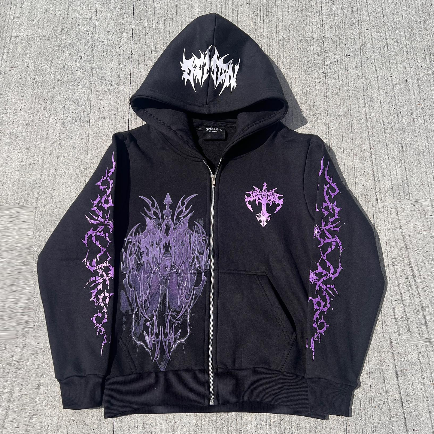 Cross Zip Hoodie