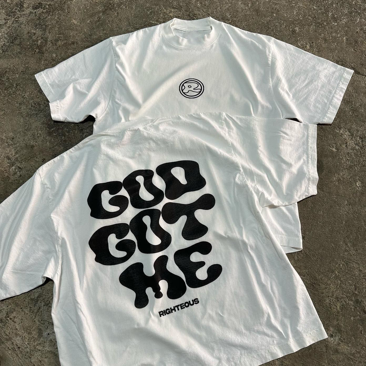 God Got Me Print Short Sleeve T-Shirt